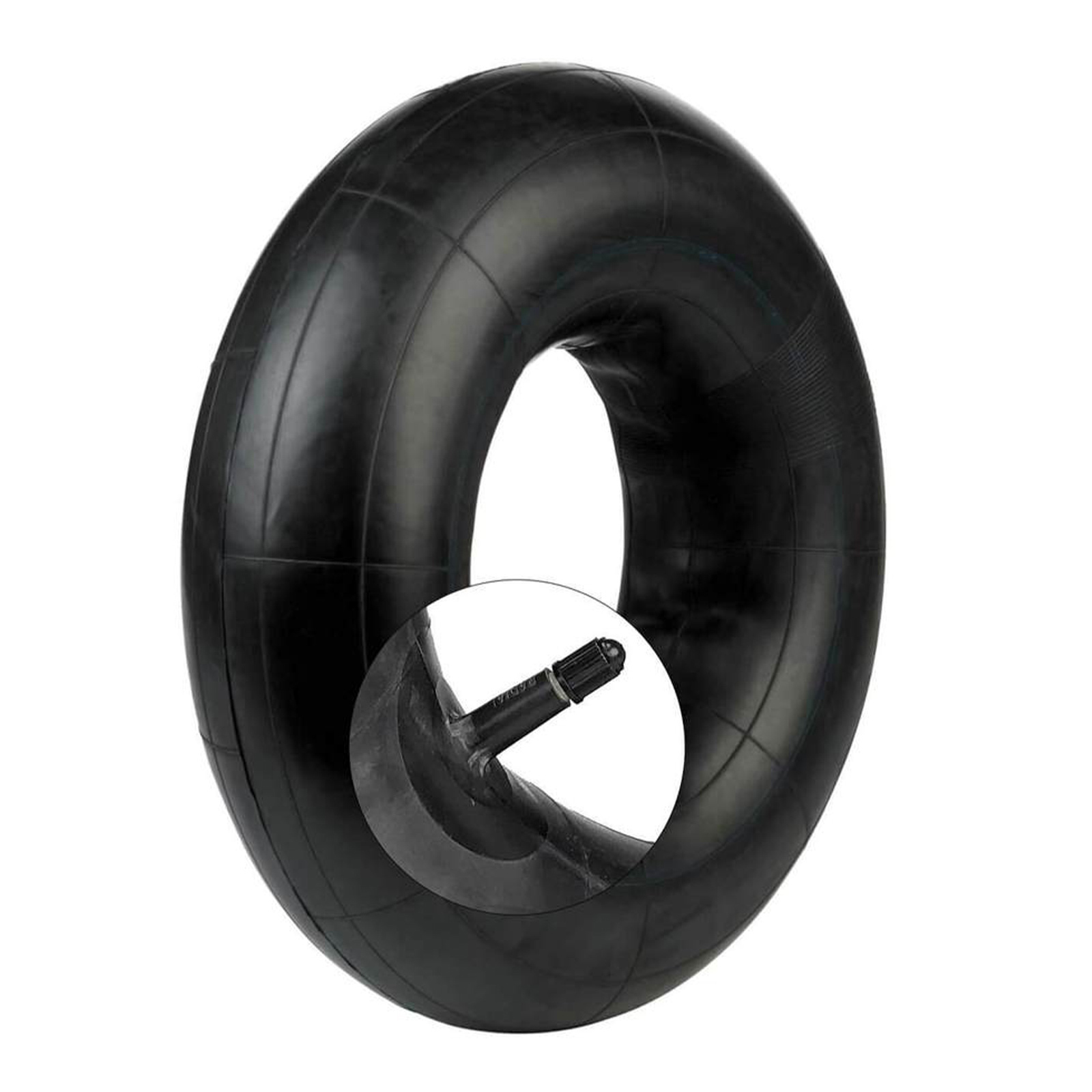 2x Ride on Mower Tyre Inner Tube 20x10.008" Straight Stem Rubber Valve