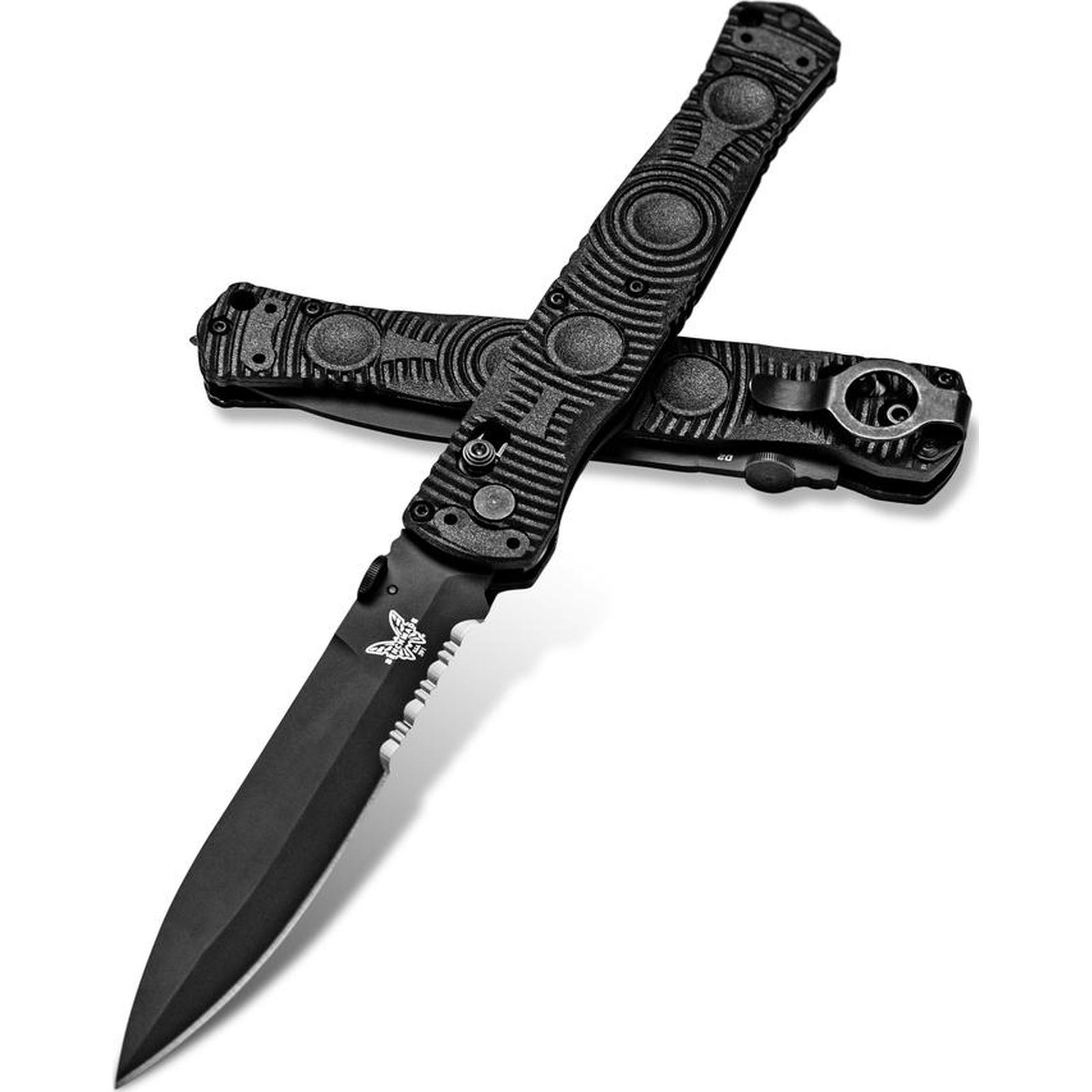 Benchmade 391SBK Thompson SOCP Tactical Serrated Folding Knife