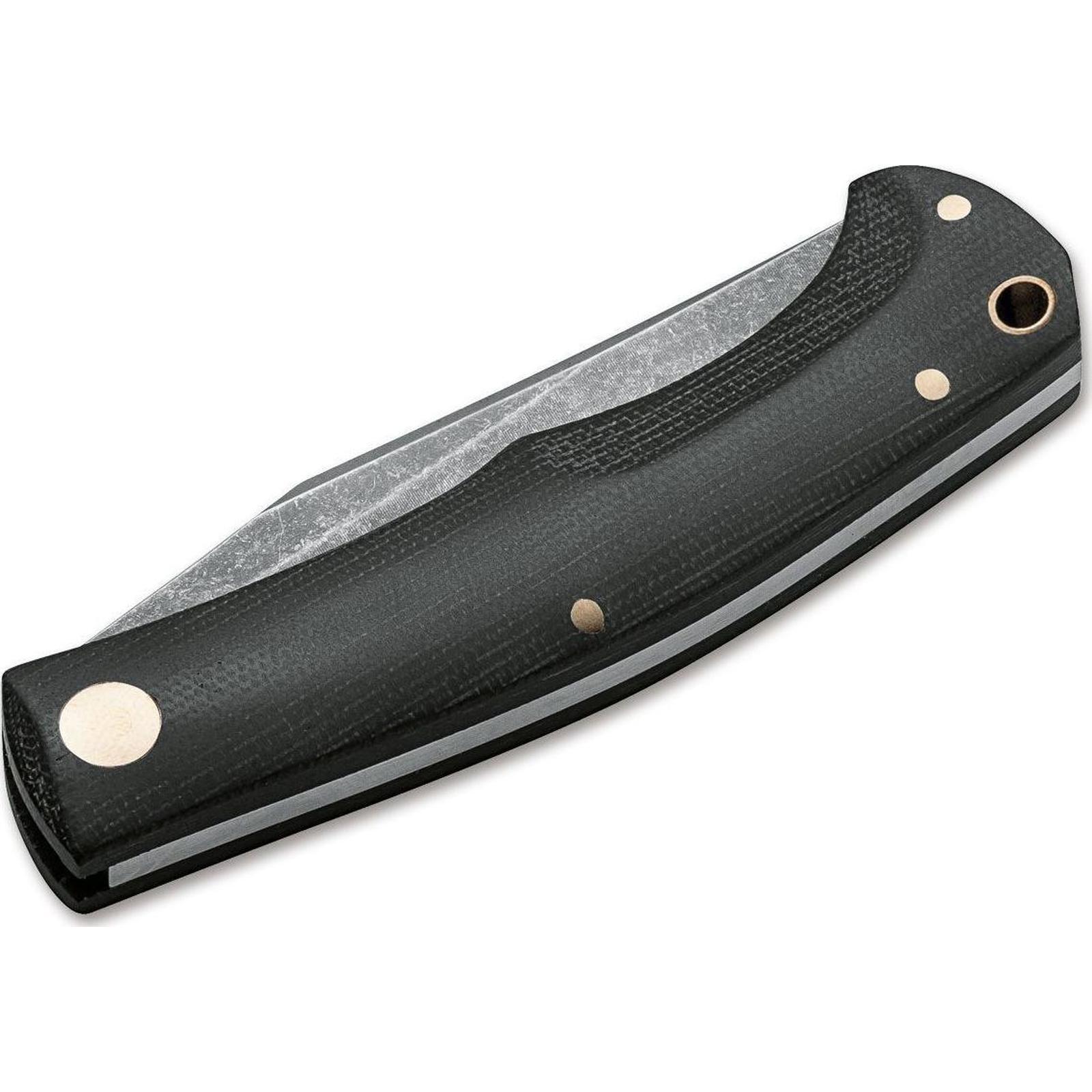 Boker Boxer EDC Slip Joint Black Folding Knife | Black / Stonewash ...