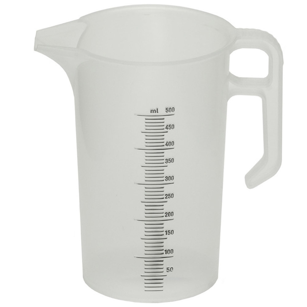 Pourmaxx Plastic Measuring Jugs 250ml 500ml 1L 2L 3L 5L