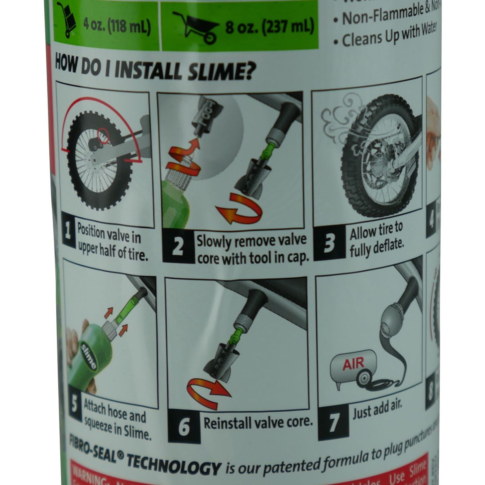 Slime 473ml Inner Tube Sealant Goo 10004 The Grit