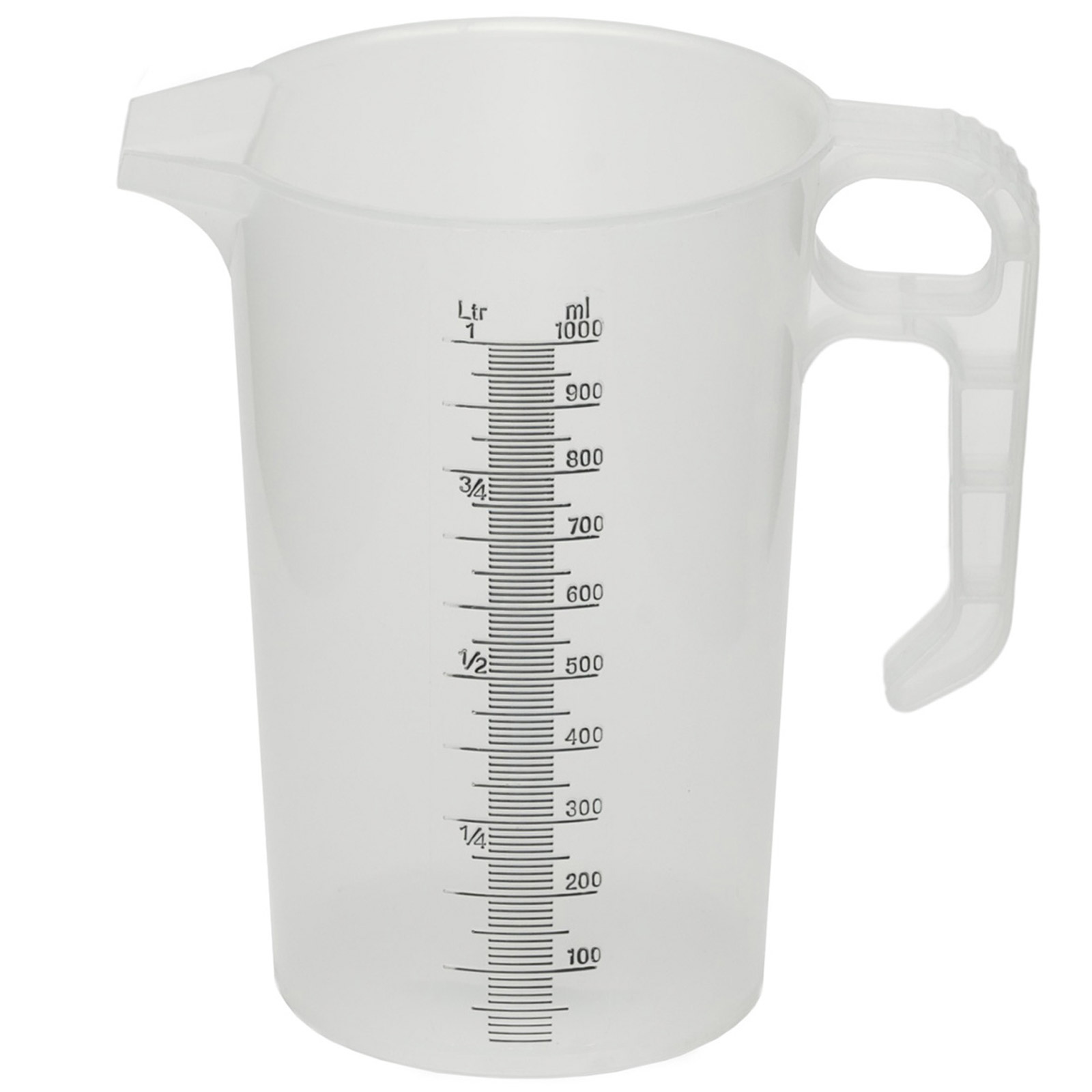 Pourmaxx Plastic Measuring Jugs 250ml 500ml 1L 2L 3L 5L