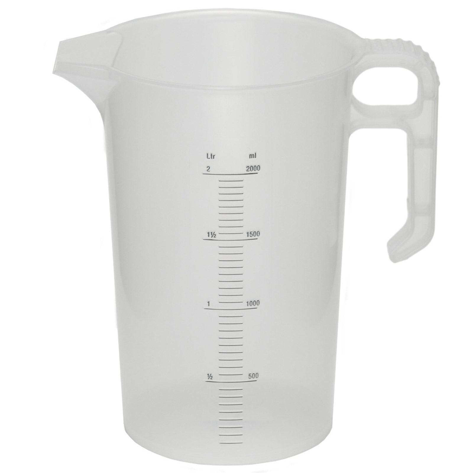 Pourmaxx Plastic Measuring Jugs 250ml 500ml 1L 2L 3L 5L