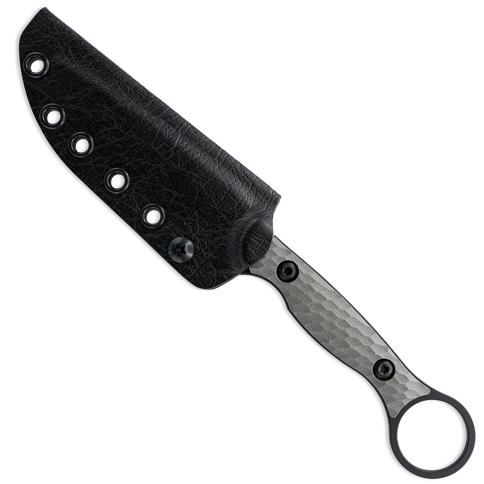 Toor Knives Anaconda Stealth G10 Handle Gunkote CPMS35VN Fixed Blade