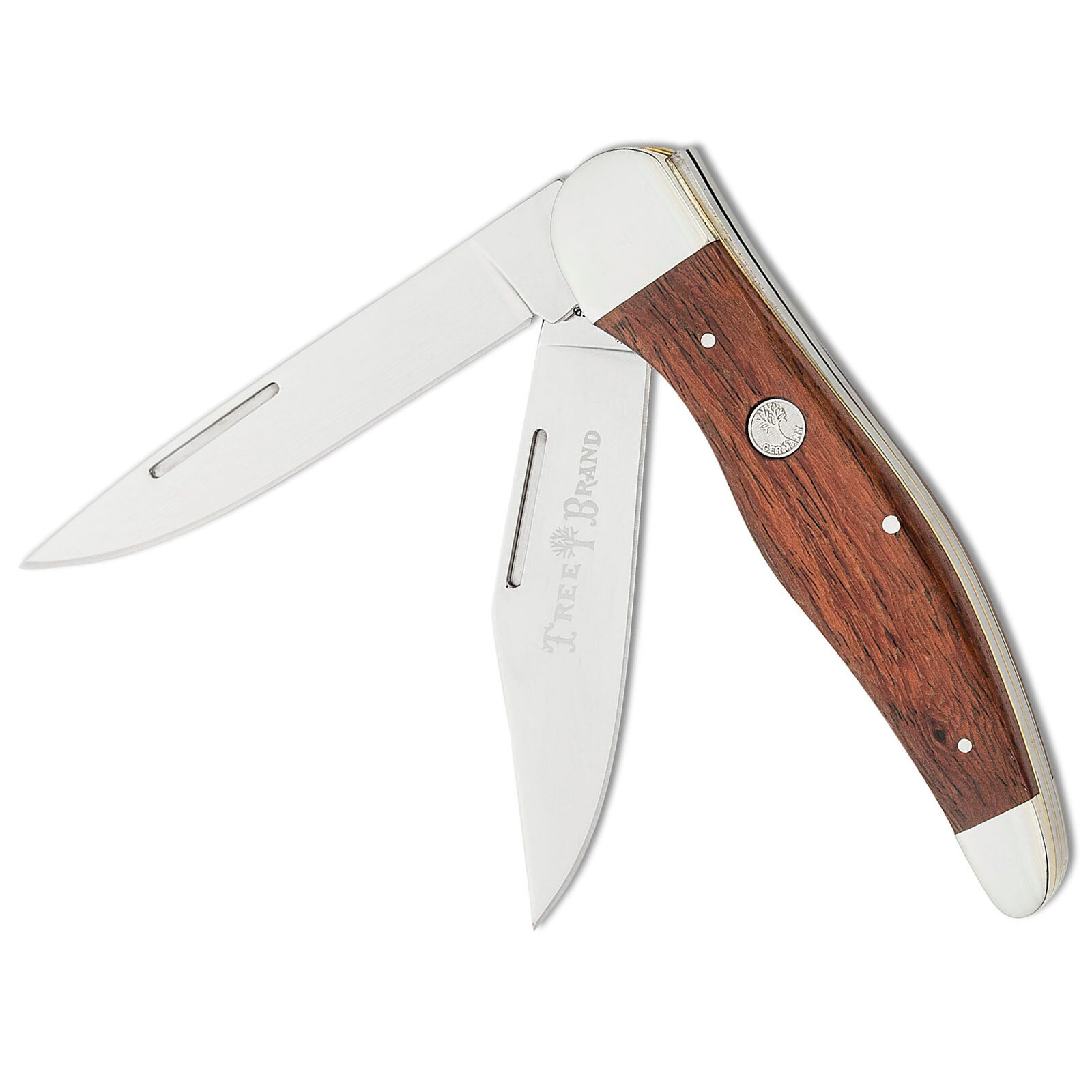 Boker Traditional Series 2.0 Hunter 2 Blade Folding Knife Rosewood Handle  D2 Plain Edge 110838