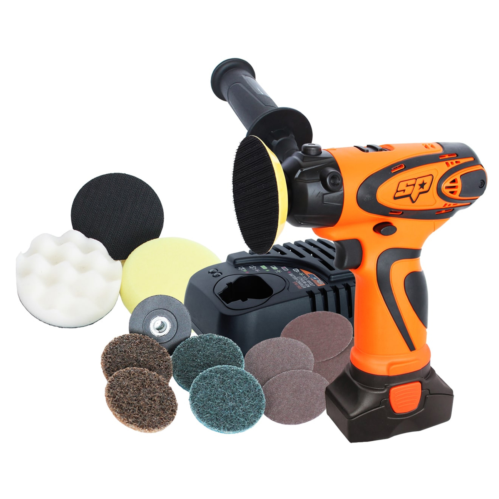 SP Tools 16v Cordless Mini Sander and Polisher Kit SP81356 The Grit