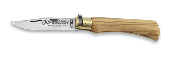 Antonini 9306/19LU Old Bear Classical Olive Wood Medium Carbon Steel Knife