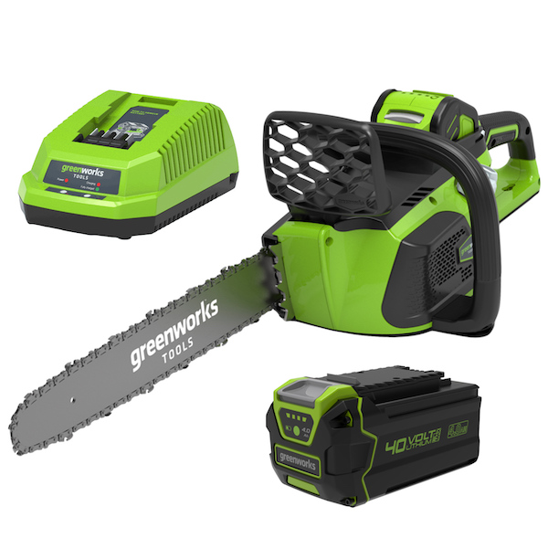 Greenworks 40V 4.0Ah 40cm Cordless Li-Ion Brushless Chainsaw Kit