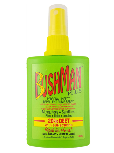 Bushman Plus Dry Gel Repellent Deet 65g 75g 100ml