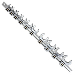 KC Tools 3/8" Drive 10 Piece Metric Crowsfoot Wrench Set | 10187
