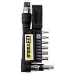 KC Tools 8 Piece Tamperproof Bit Set with Offset T-Handle