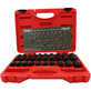 KC Tools 20pc 1/2" Dr AF Standard & Deep Impact Socket Set