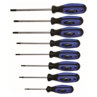 KC Tools 8 Piece Anti-Slip Star Screwdriver Set | 16305
