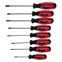 KC Tools 8 Piece Anti-Slip Tamperproof Screwdriver Set |16306