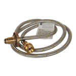 Bromic 1500mm LPG Stainless Steel Soldering Extension Hose | POL to CGA600