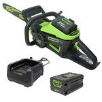 Greenworks 60V Brushless Chainsaw 40cm 4.0ah Kit