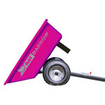 RAT Barrow Tipping Poly Tub Trailer | Pink