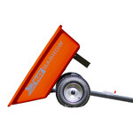 RAT Barrow Tipping Poly Tub Trailer | Orange