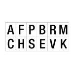 AgBoss 36pc 250mm Arena Marker 12-Letter Set 'AFPBRMCHSEVK'