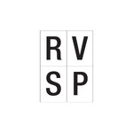 AgBoss 12pc 250mm Arena Marker 4-Letter Set 'RSVP'