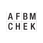 AgBoss 24pc 250mm Arena Marker 8-Letter Set 'AFBMCHEK'