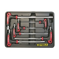 KC Tools 6 Piece Metric T-Handle Hex Allen Key Set | A13070