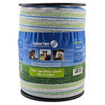 Nemtek 200m 40mm MIX Electric Fence Poly Tape | White | AW-PTMX40MM-200