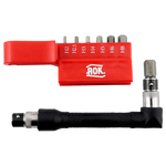 AOK by KC Tools 8pc Offset In-Hex Bit Holder and Wrench Set