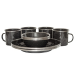 WildTrak 12 Piece Premium Enamel Dinner Set | CA1017