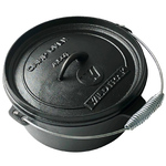 WildTrak 3.8L 4.5 Quart Pre-Seasoned Cast Iron Camp Oven