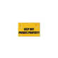 Thunderbird Keep Out Private Property Yellow Warning Sign | EF-15A