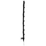 Thunderbird Plastic Electric Fence Multi Wire Tread-In Post | Black | EF-61B