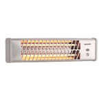 Heller 1200W Bathroom Wall Strip Heater with Pull Cord