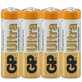 GP Batteries 4-Pack 1.5V Ultra Alkaline AA Batteries