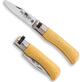Antonini Old Bear Young Kid's Lever Lock Folding Knife | Yellow / Satin