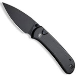 CIVIVI Qubit Button Lock Folding Knife | Black