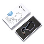 CIVIVI CA-01B Click Flamed Anodised Carabiner Keychain Multitool
