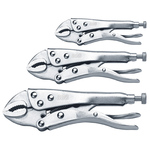 888 Series by SP Tools 3pc Curved Jaw Vice Grip Locking Pliers Set