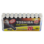 Toshiba 20-Pack High Power AAA Alkaline Batteries 
