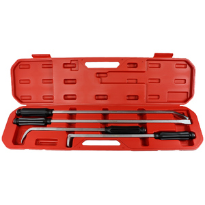 KC Tools 4pc Pry Bar Set (650mm and 900mm Offset / 650mm Rolling Head / 900mm Str.)