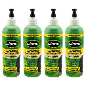 Slime 4 Pack 473mL Emergency Tyre Sealant Puncture Goo | 10011