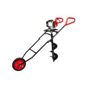Bullmax 1 Person 4-Stroke Honda GX50 Wheeled Earth Auger | BMEAW-H50W