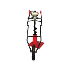 Bullmax 4-Stroke Honda GX50 Heavy Duty Wheeled Earth Auger | BMEAW-H50HD