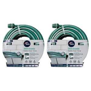 Hills 2 Pack 12mm x 30m Iconic Garden Hose | 100741