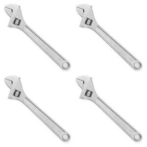 ProAm 4 Pack by KC Tools 250mm Adjustable Wrench Shifter | 10580