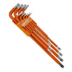 KC Tools 9pc Extra Long Tamper Star Key Set