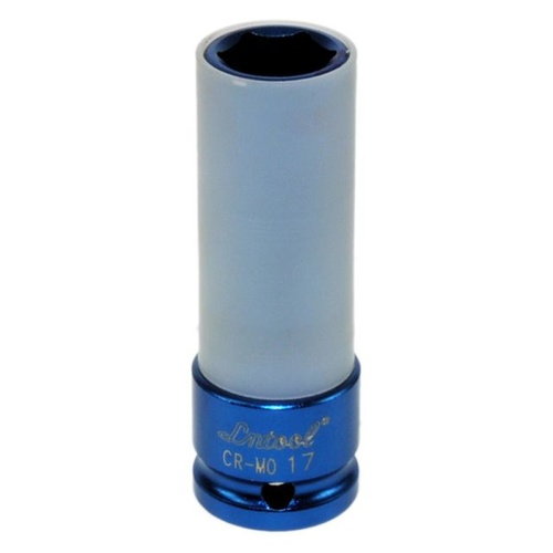 KC Tools 1/2" Drive 17mm Deep Thin Wall 6 Point Impact Socket Metric | 11306