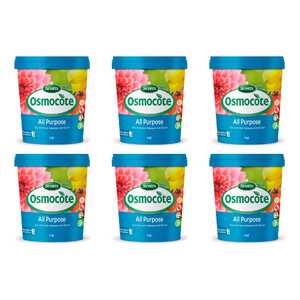 Scotts 6 Pack 1kg Osmocote All Purpose 12 Month Controlled Release Fertiliser