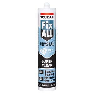 Soudal Fix All Crystal Sealant | 290ml | Super Clear