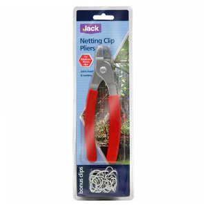 Jack Mesh & Netting Clip Pliers with Bonus 16mm Clips